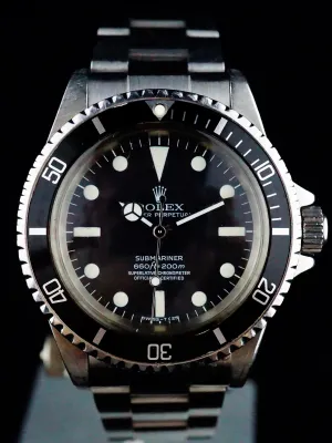 1971 Rolex Submariner (Ref. 5512) Service Dial