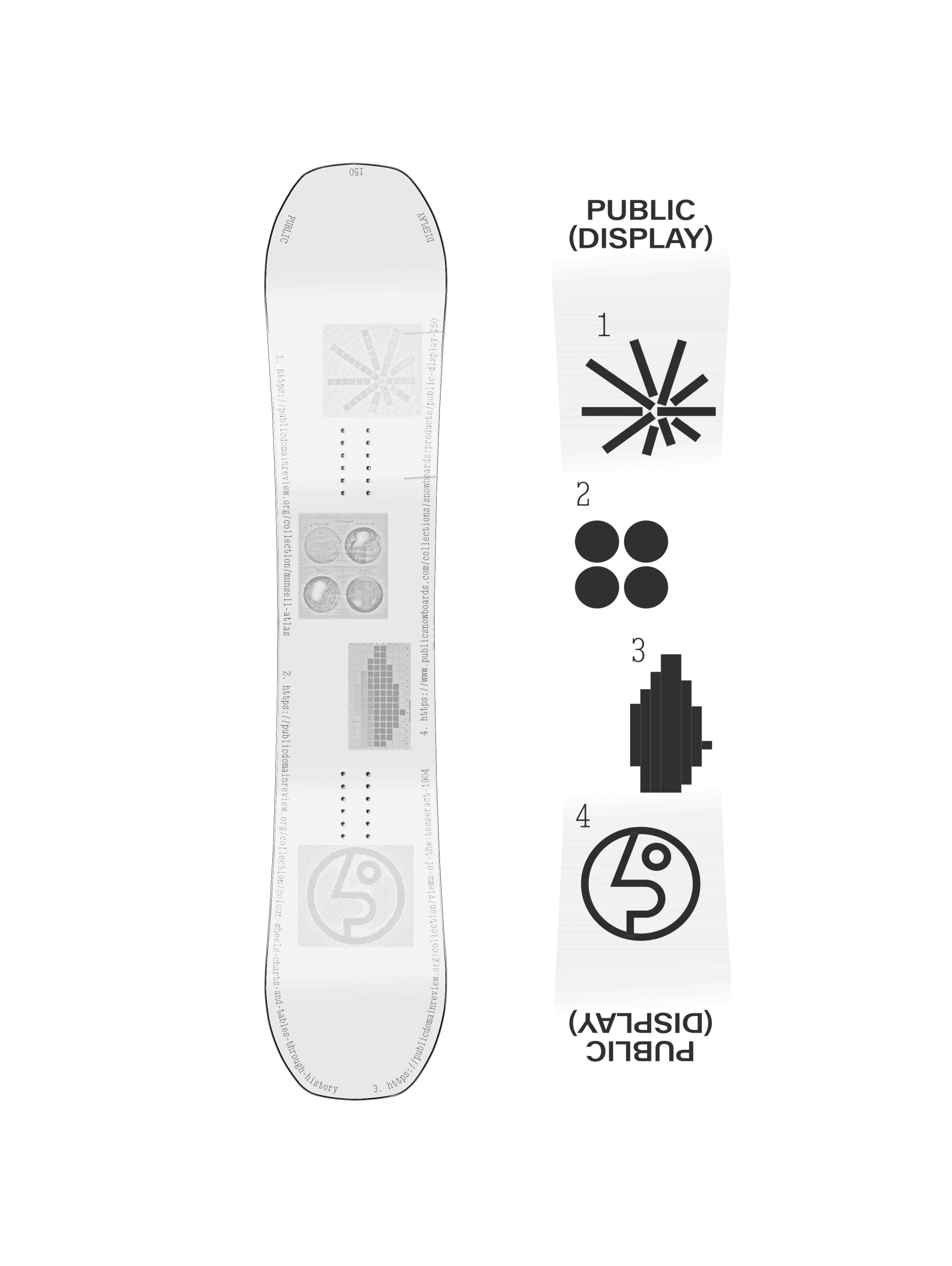 2025 Public Men's Display Snowboard - 153cm