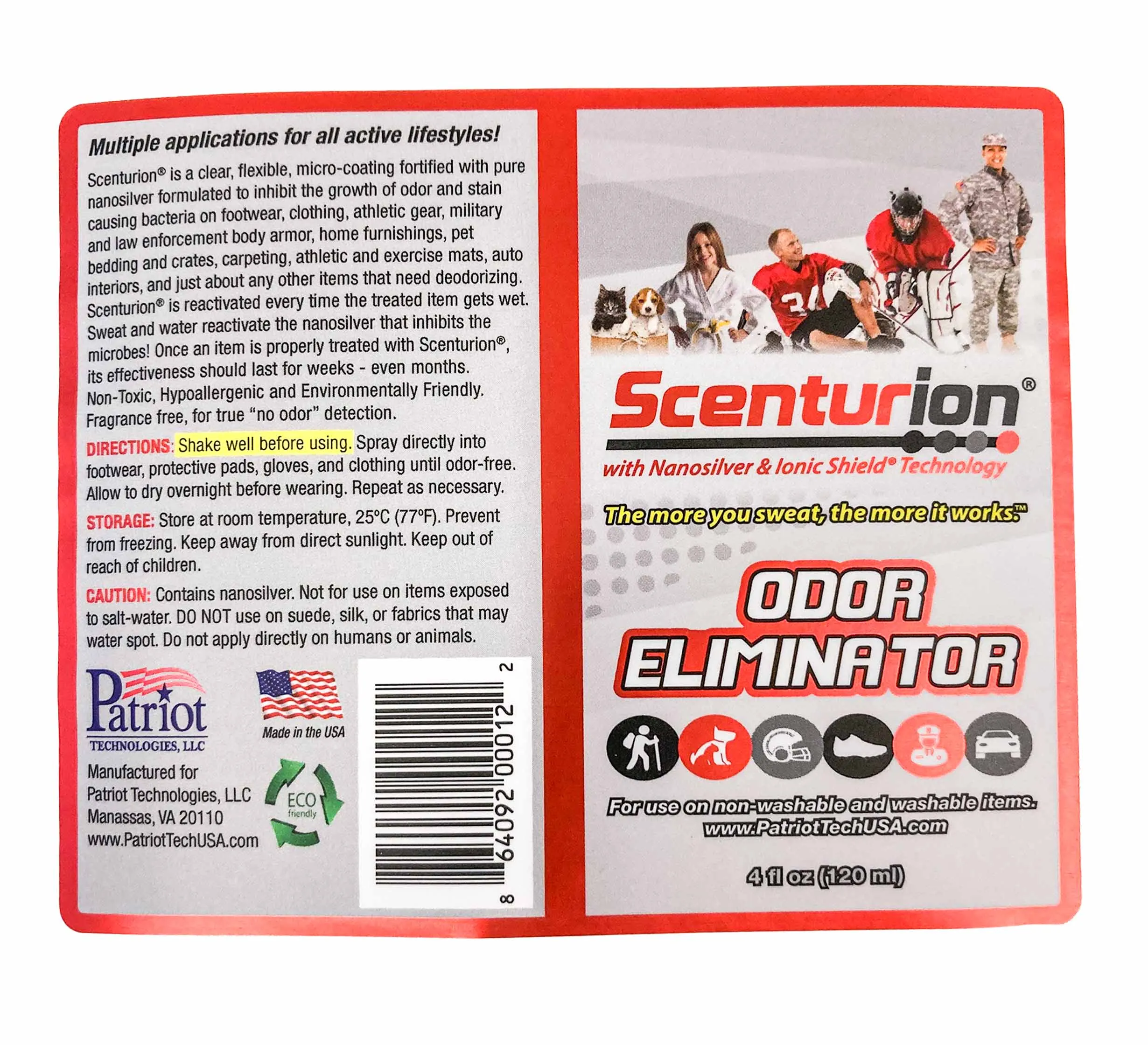 4oz Odor Eliminator by Scenturion