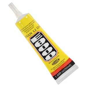 50ML E-8000 Transprant Adhesives Super Liquid Glue Clear Epoxy Glues Multi-Purpose for DIY Crafts Glass Phone Screen Jewelry Nails Glass Phone Plastic Tools E8000
