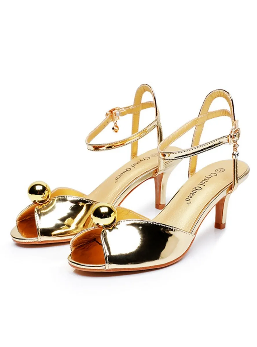 6 cm Fishmouth High-heeled Sandals