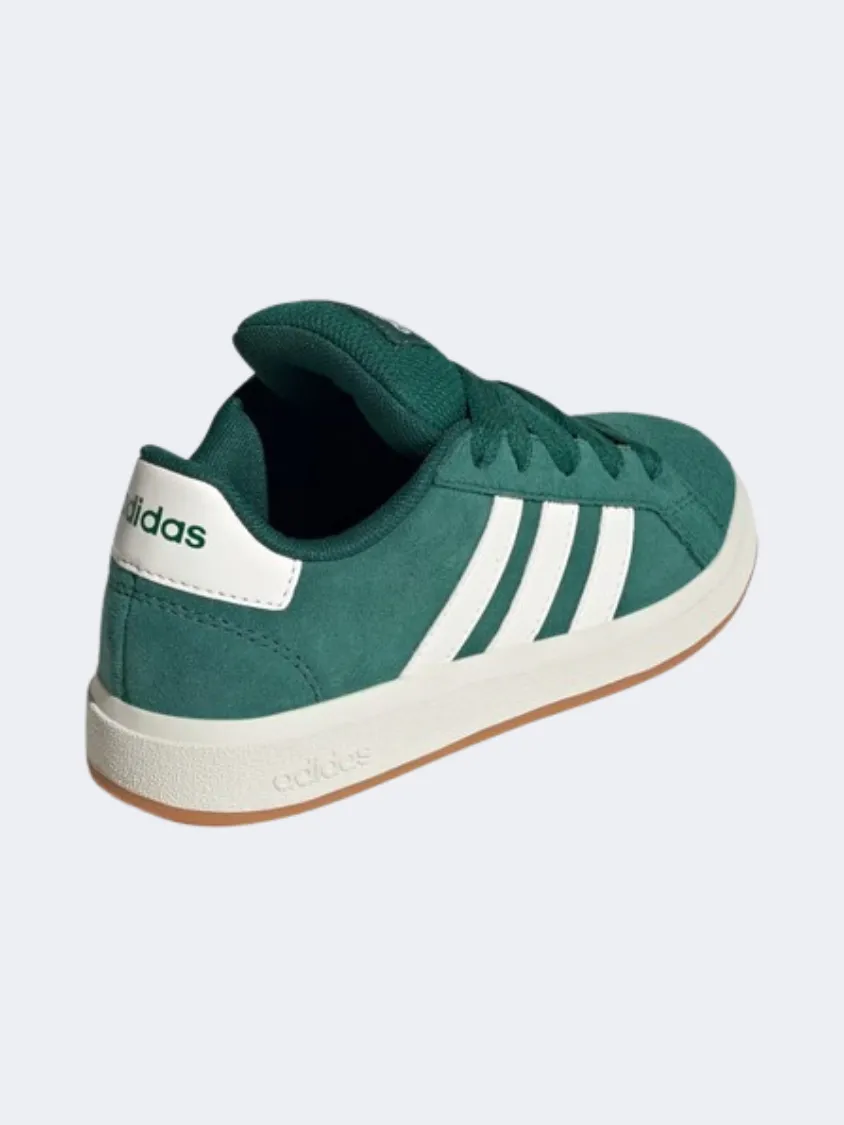 Adidas Grand Court 00S Ps Boys Sportswear Shoes Green/Off White/Gum