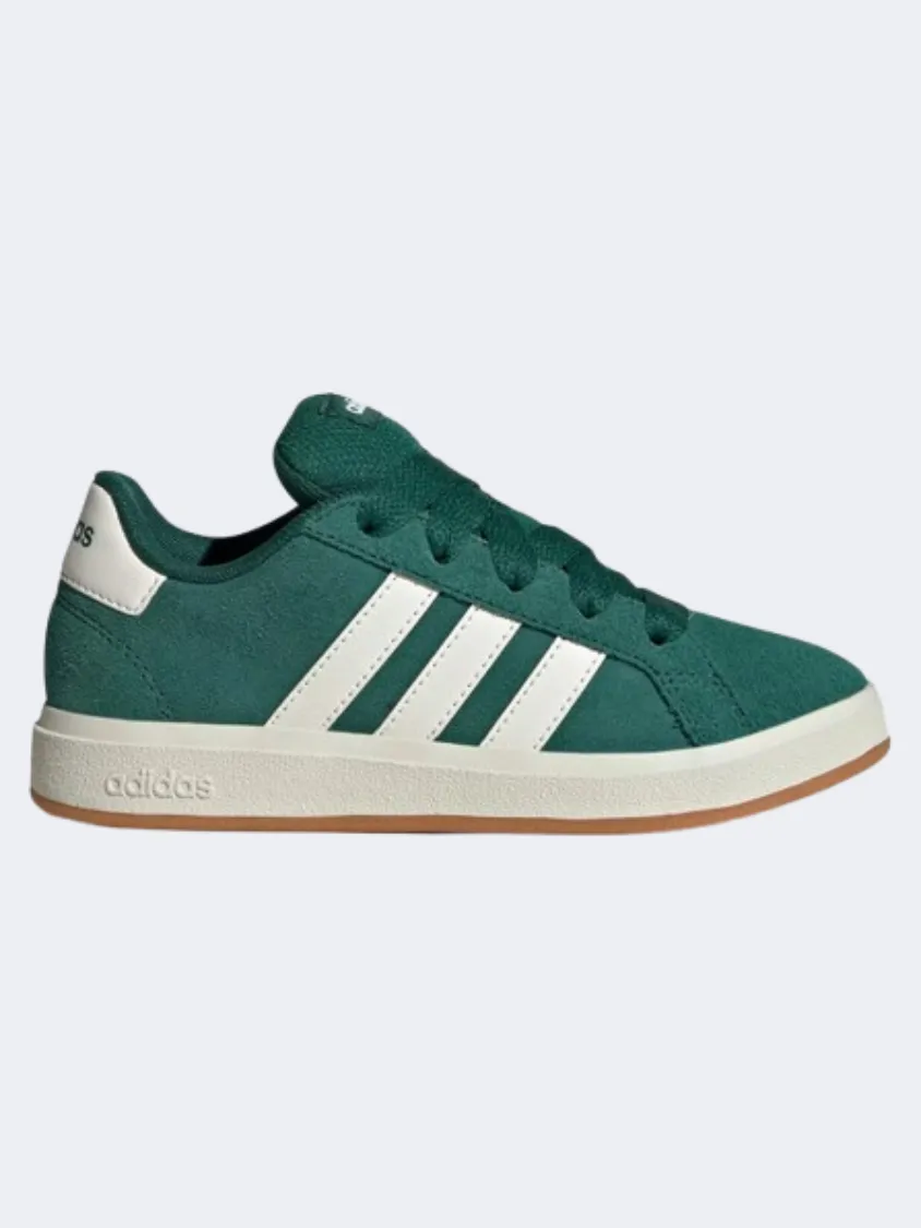 Adidas Grand Court 00S Ps Boys Sportswear Shoes Green/Off White/Gum