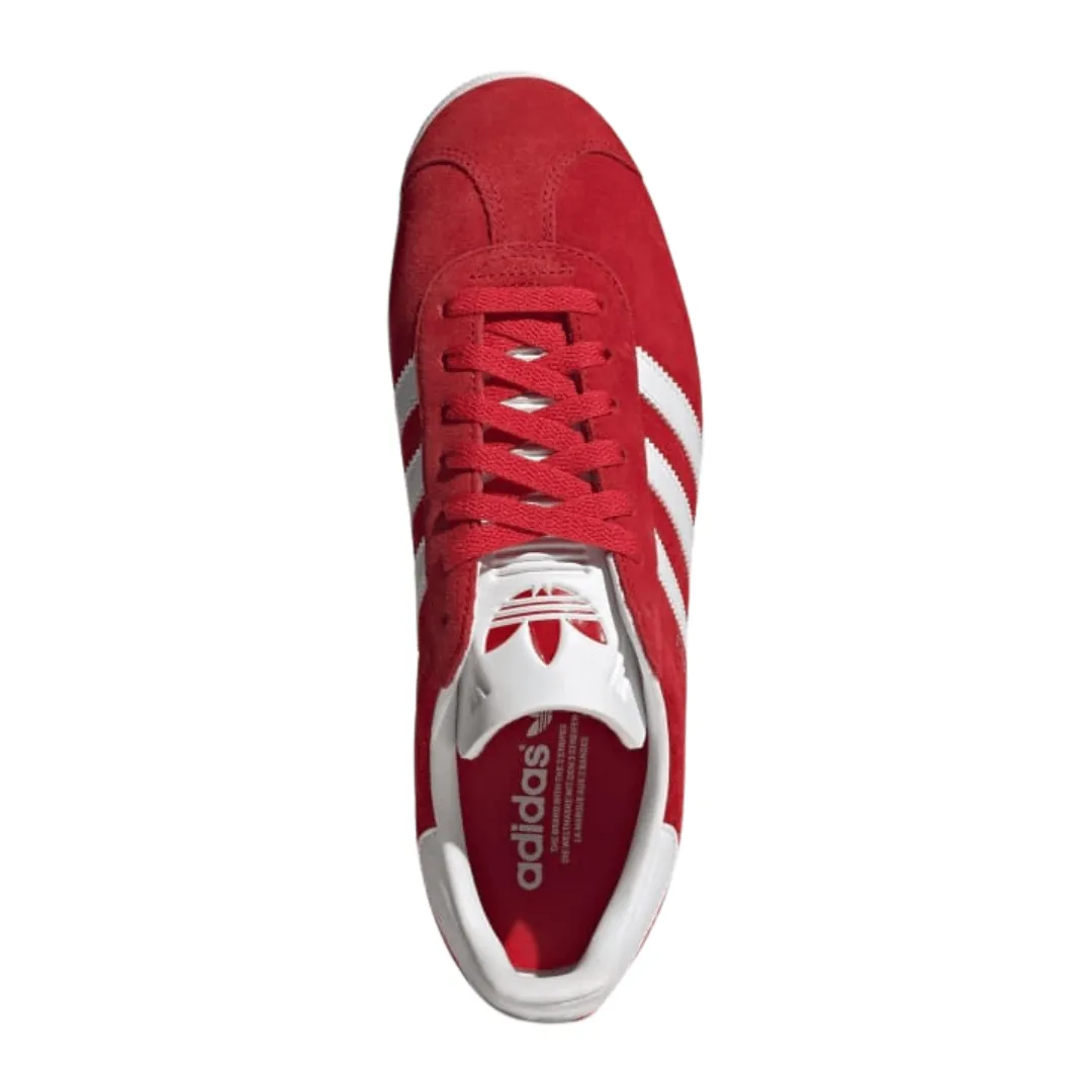 Adidas - Men's Gazelle 'Scarlet White' - Better Scarlet / Cloud White / Core White