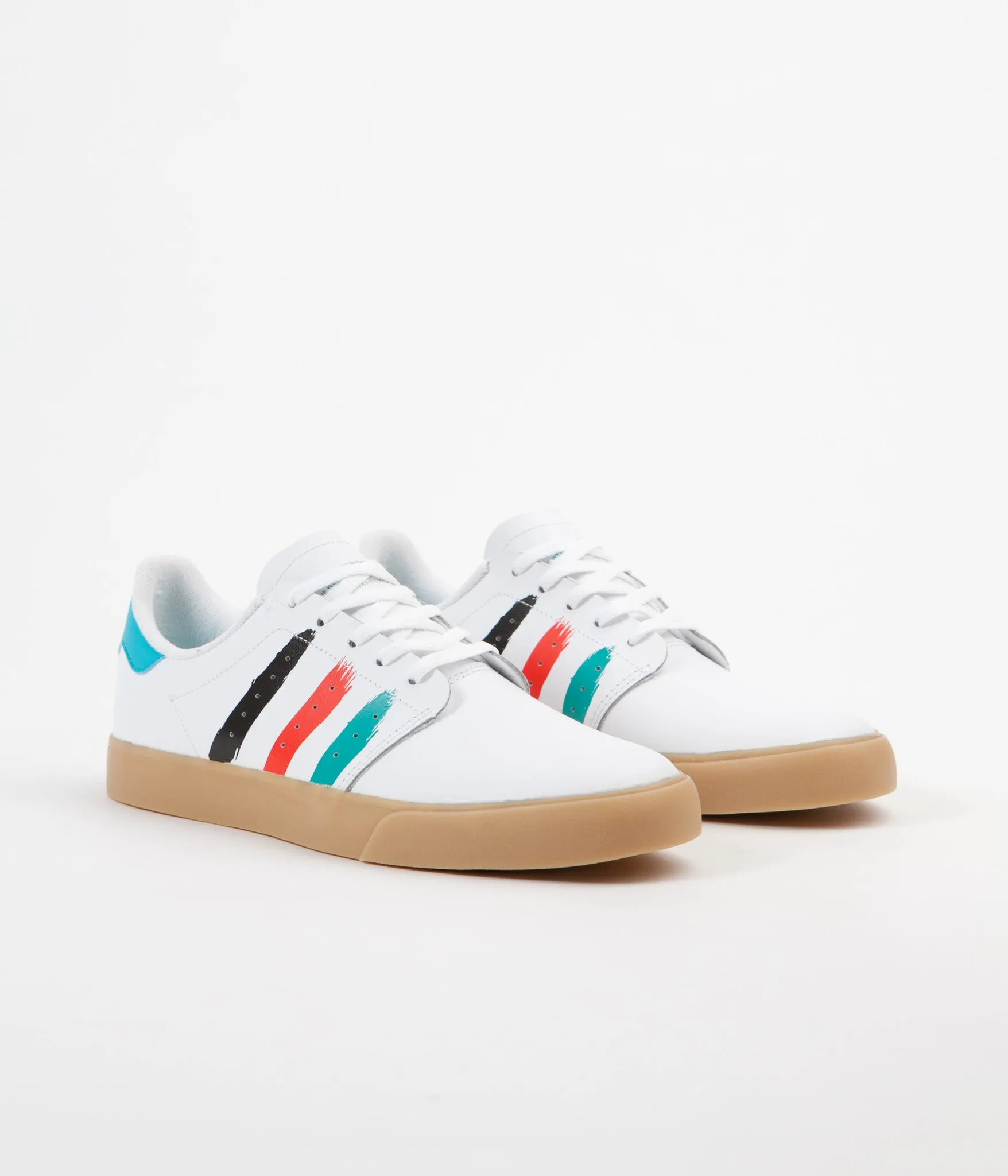 Adidas Seeley Court Shoes - White / Energy Blue / Energy