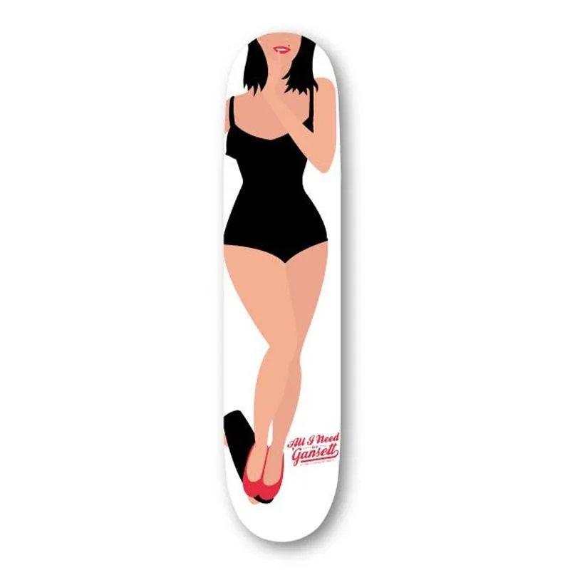 All-I-Need 8.1" Gansett Girl Skateboard Deck