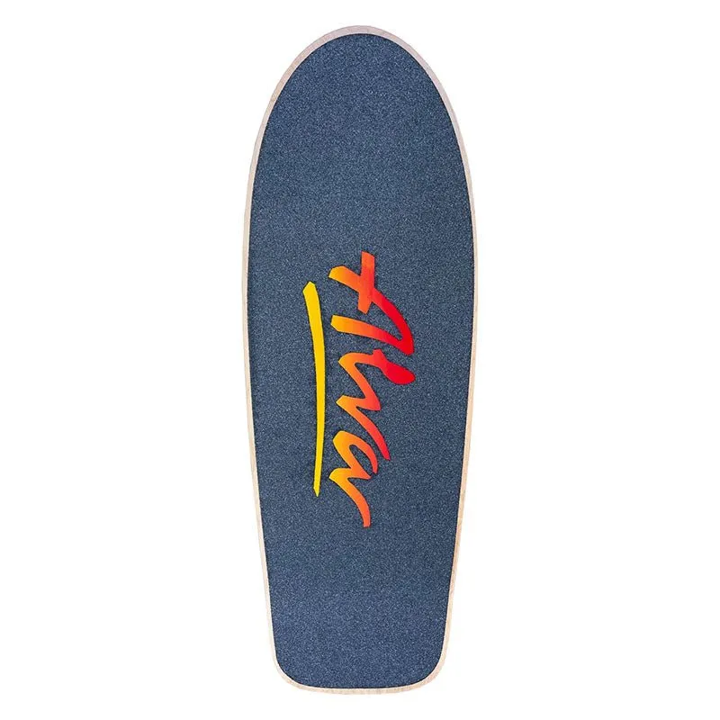 Alva Splatter Re-Issue Black With Blue and Red Skateboard Deck