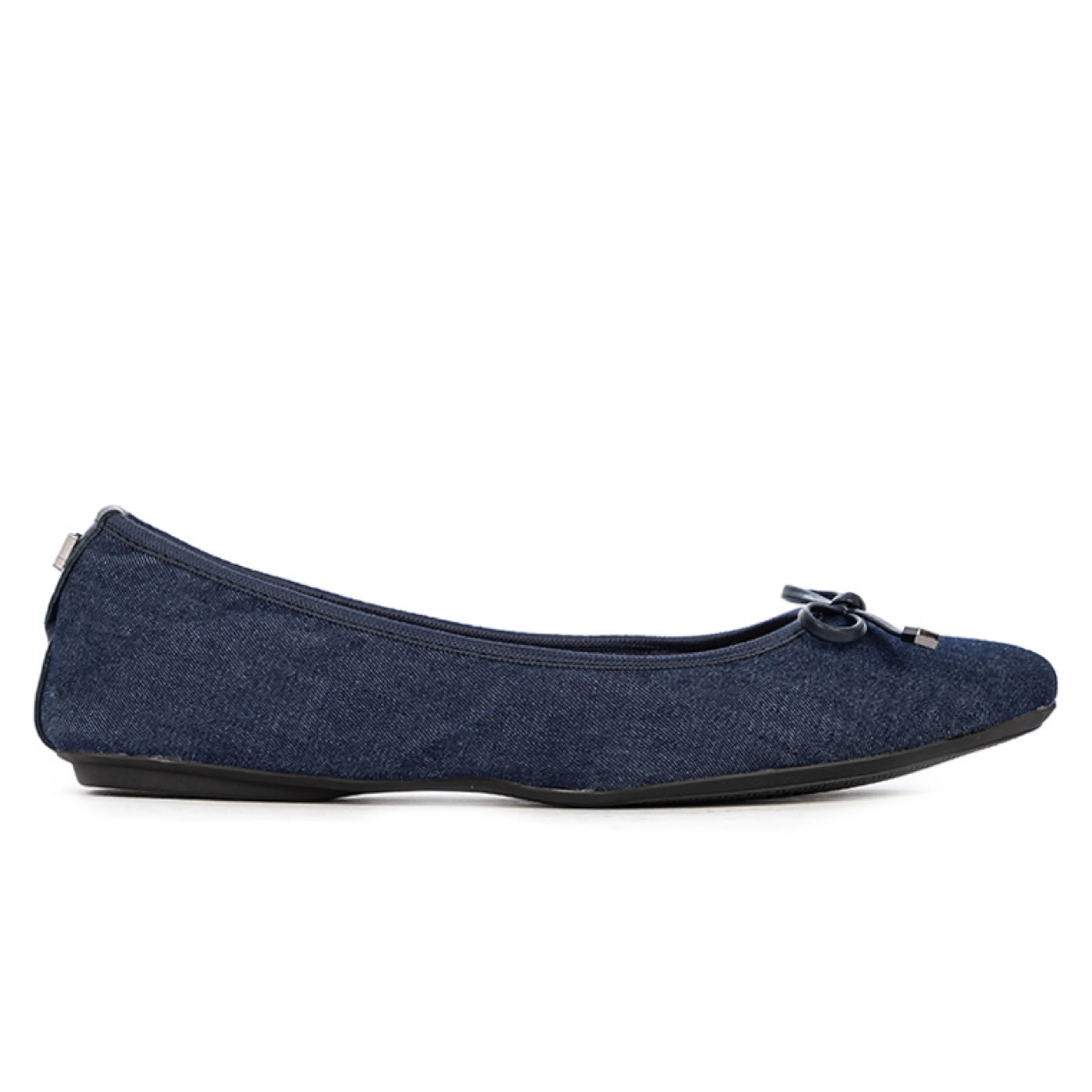 ANNIE Ballet Flat Shoes - Denim