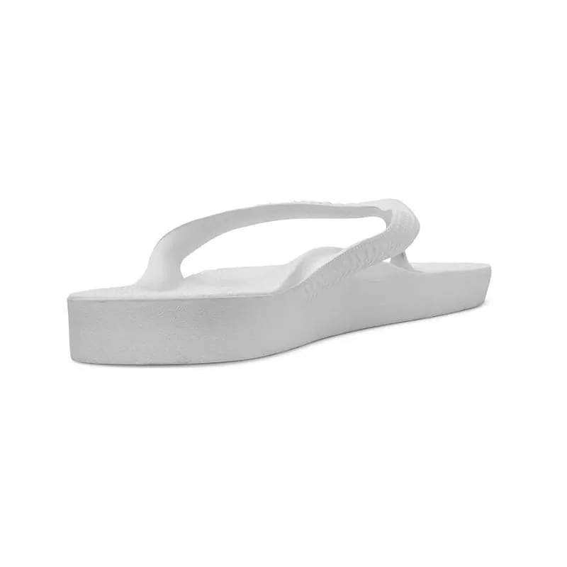 Archies White Arch Support Thongs