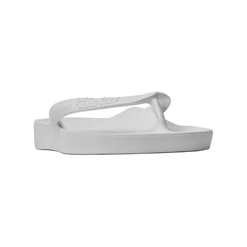 Archies White Arch Support Thongs