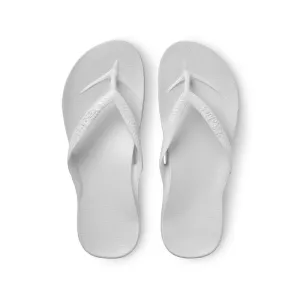 Archies White Arch Support Thongs