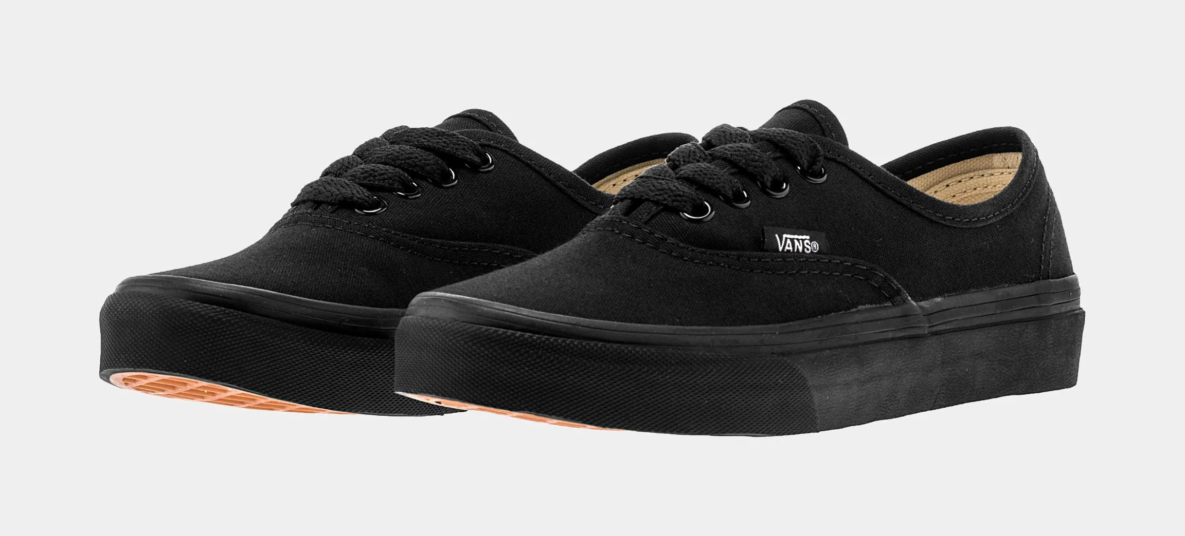 Authentic Low Preschool Skate Shoes (Black)