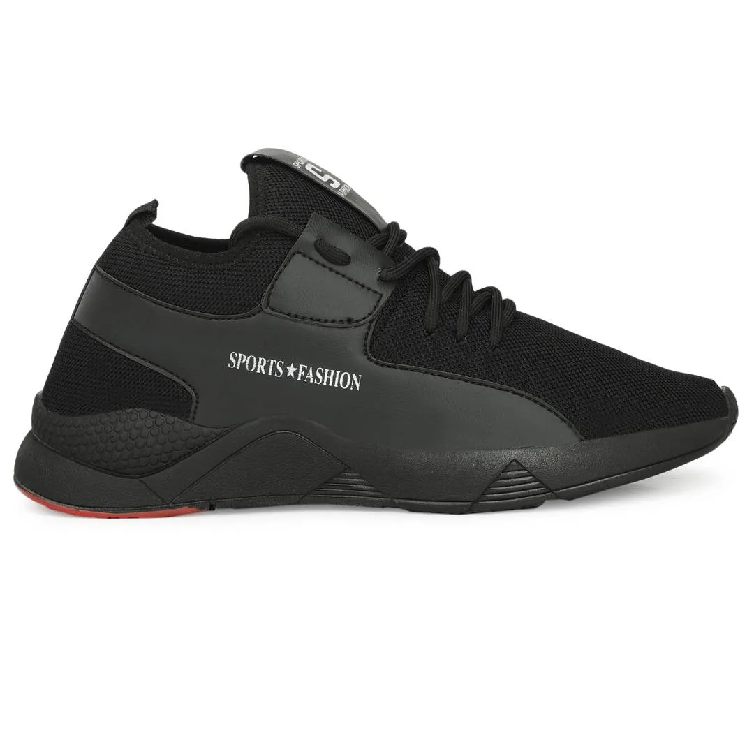 Black Trending Sports Shoes For Outdoor Exercises & Games