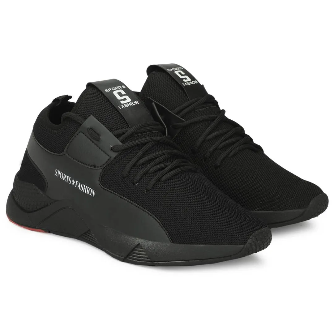 Black Trending Sports Shoes For Outdoor Exercises & Games