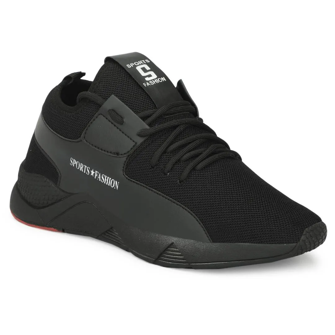 Black Trending Sports Shoes For Outdoor Exercises & Games