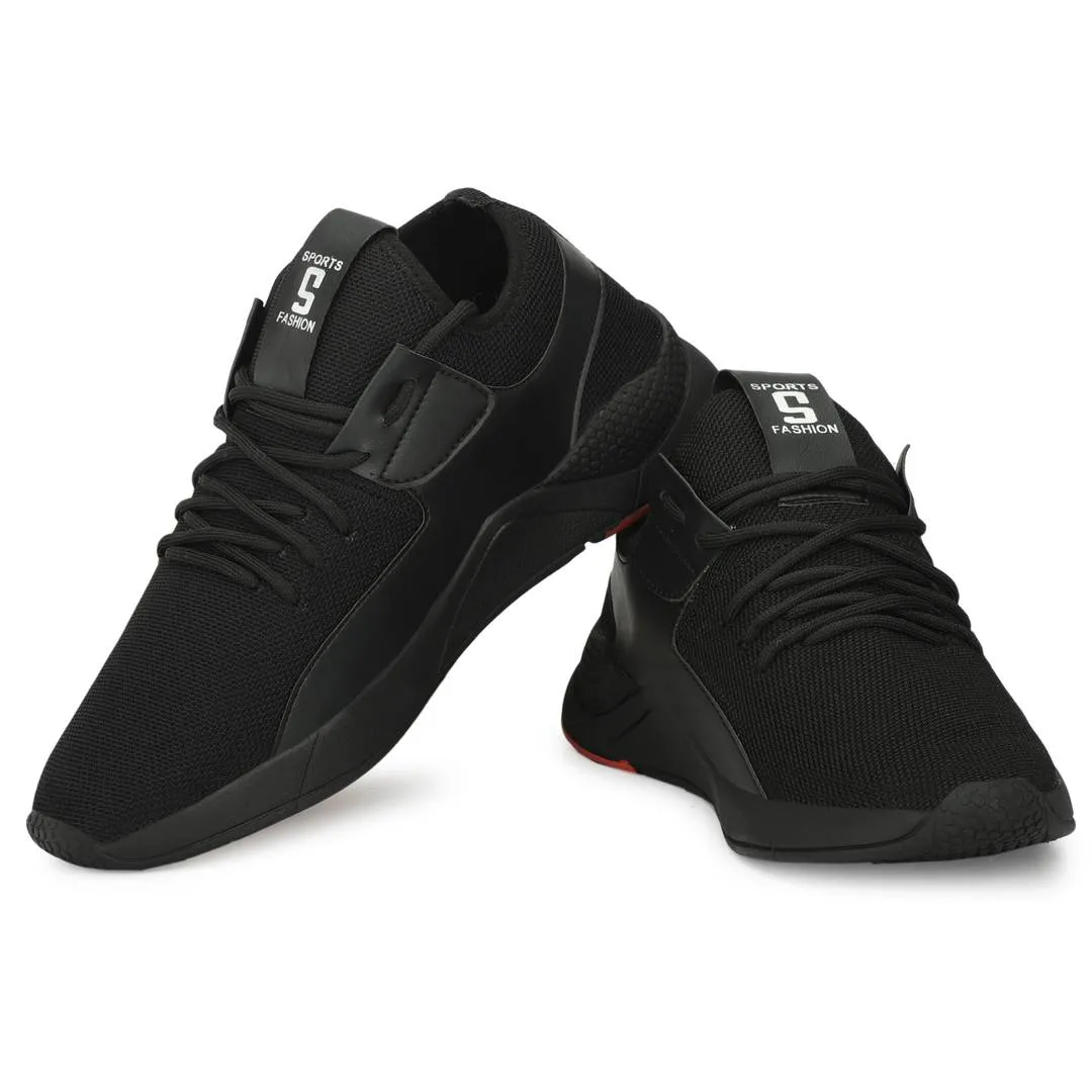 Black Trending Sports Shoes For Outdoor Exercises & Games