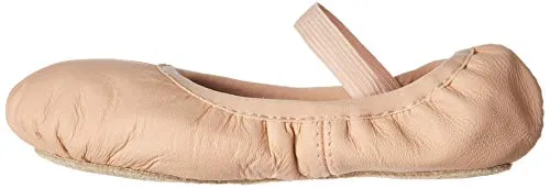 Bloch Dance Girl's Belle Full-Sole Leather Ballet Slipper/Shoe, Pink, 8 C US Little Kid