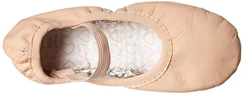 Bloch Dance Girl's Belle Full-Sole Leather Ballet Slipper/Shoe, Pink, 8 C US Little Kid