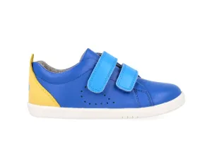 Bobux Grass Court Azure-Pineapple Velcro Kids Shoes