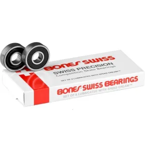 Bones Swiss Super 608 Original Bearings (Set of 8)