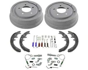 Brake Drums Brake Shoes Hardware 7pc Kit for Ford F150 5 Stud 1997-1999