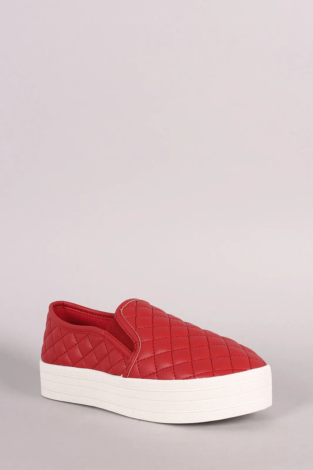 Breckelle Quilted Slip-On Sneakers