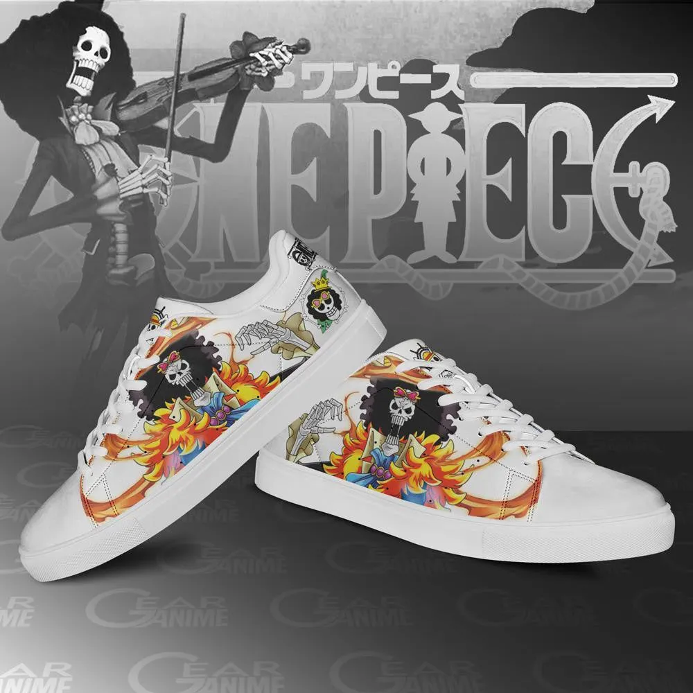 Brook Skate Shoes OP Custom Anime Shoes