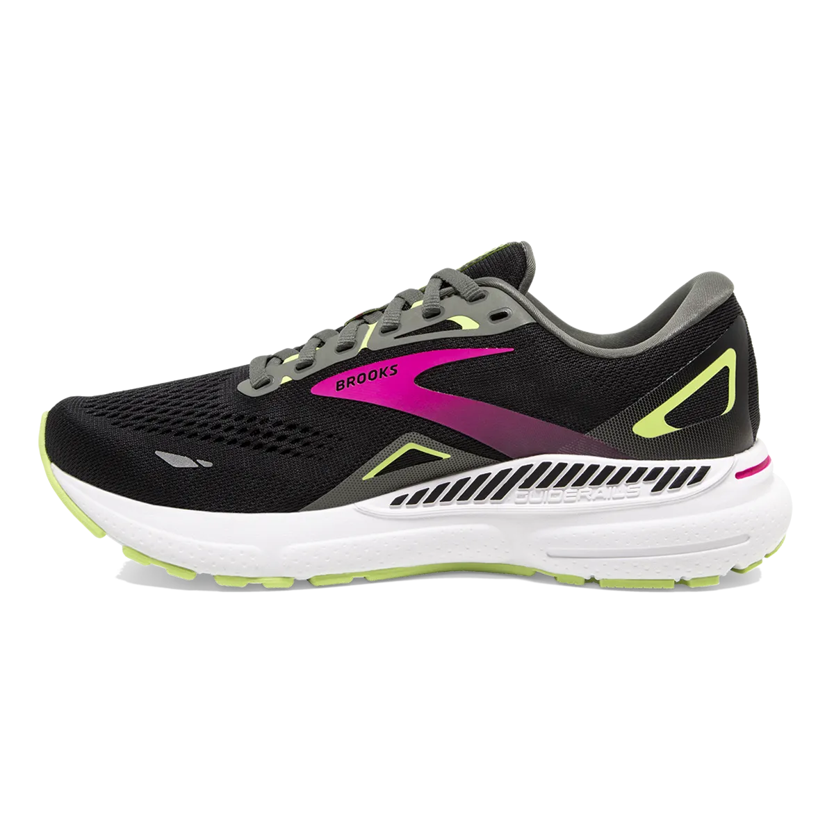 Brooks Adrenaline GTS 23 - Black - Gunmetal - Sharp Green