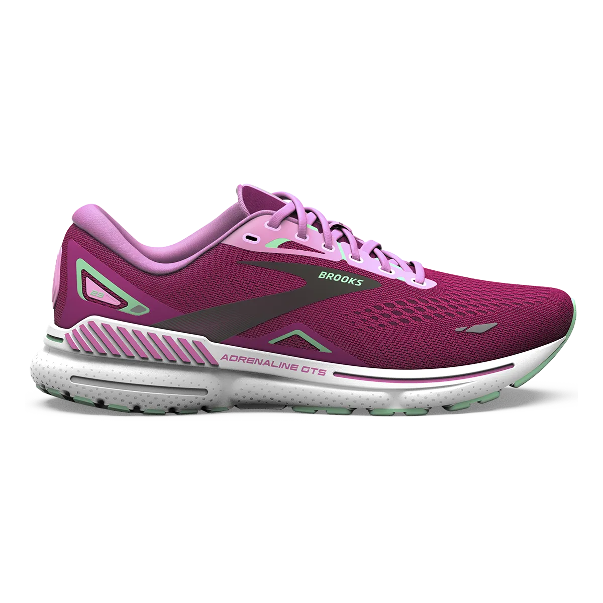 Brooks Adrenaline GTS 23 - Pink - Festival Fuchsia - Black