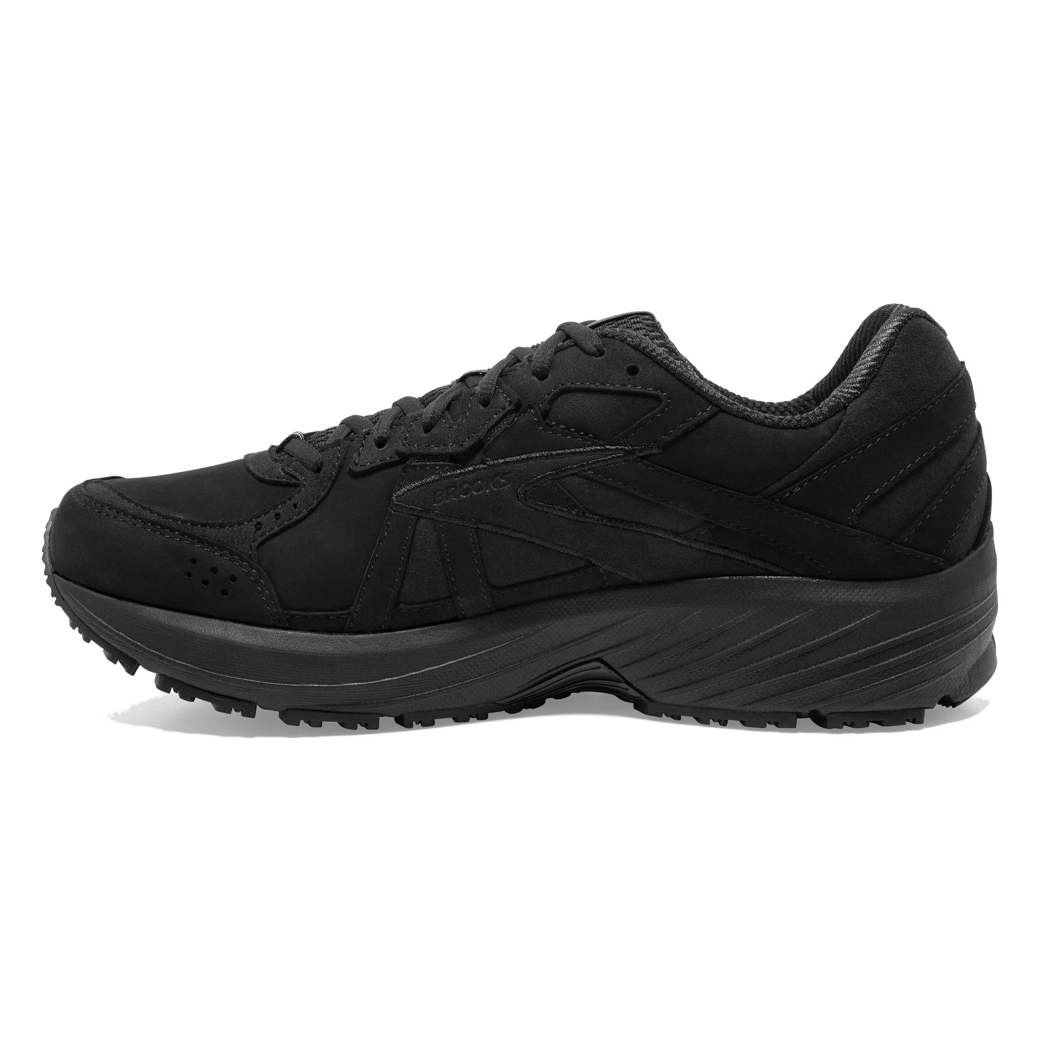 Brooks Zeal Walker Mens Everyday Comfort Shoes Black