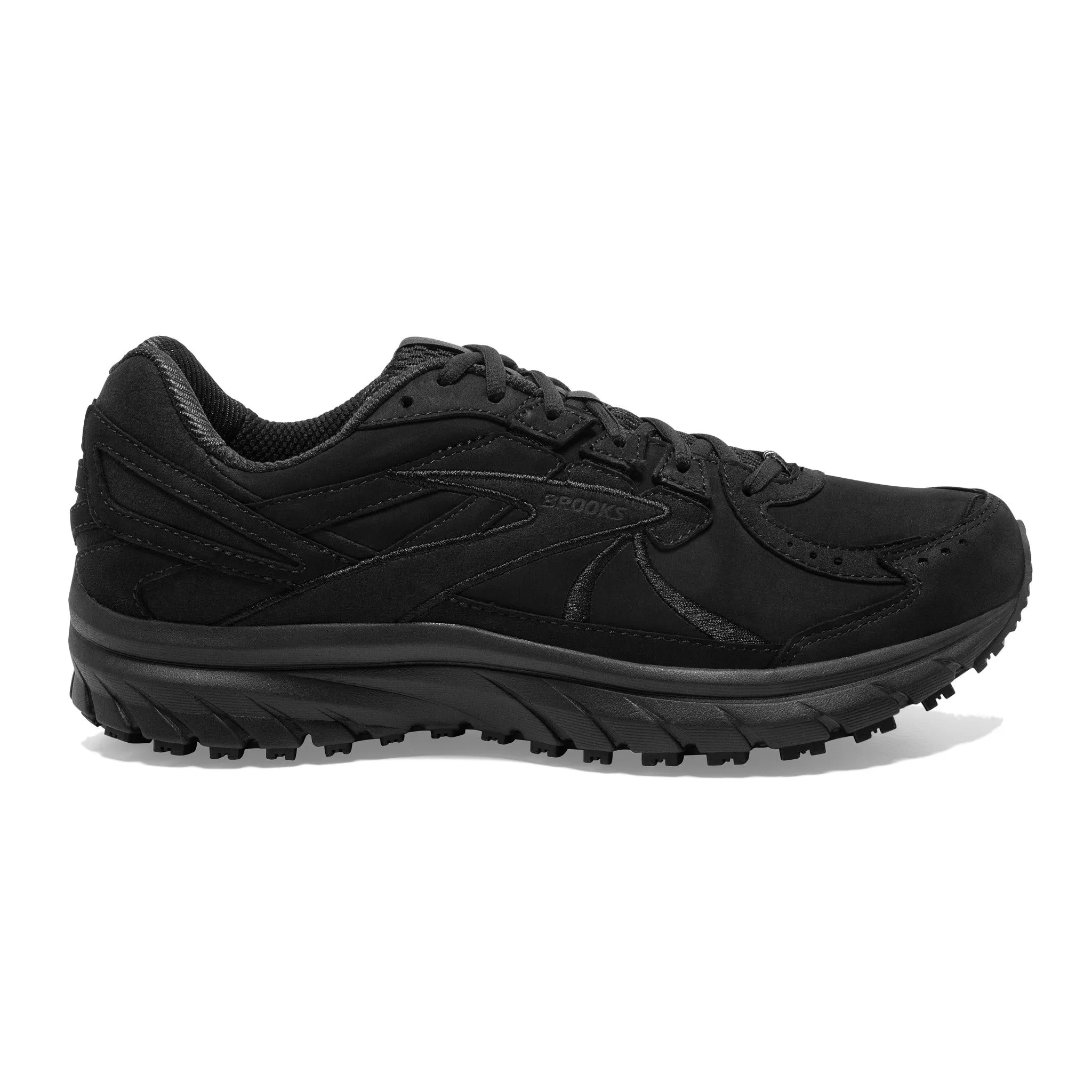 Brooks Zeal Walker Mens Everyday Comfort Shoes Black