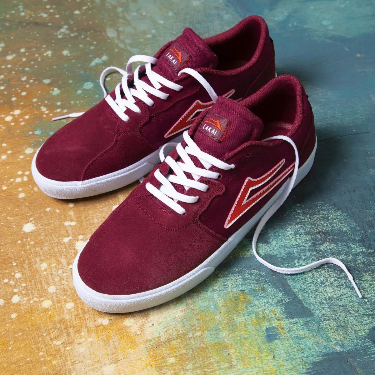 Cardiff Burgundy Suede