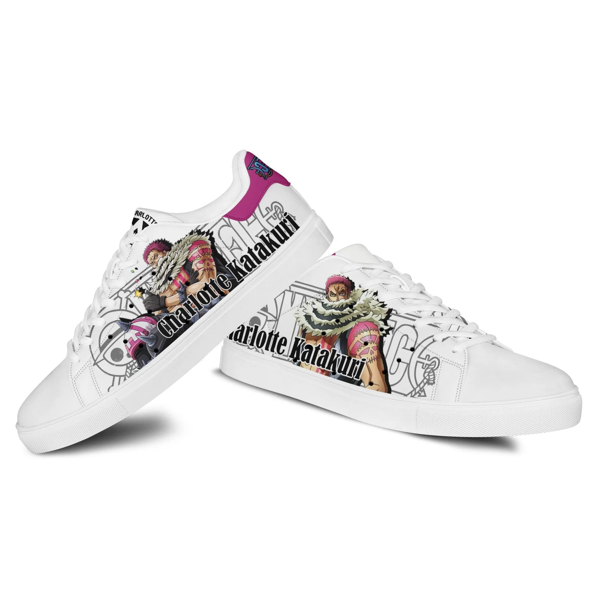 Charlotte Katakuri Skate Sneakers Custom Anime OP Shoes