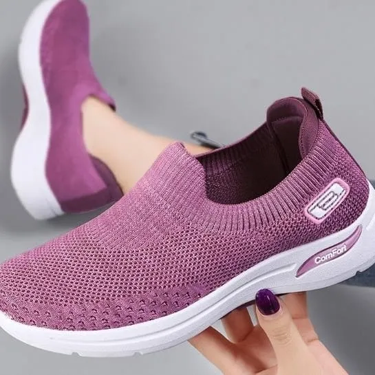 Cloth Shoes Flyknit Socks Soft Sole Sports Shoes Womens Shoes Childrens Web Shoes Casual Mom Shoes