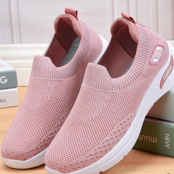 Cloth Shoes Flyknit Socks Soft Sole Sports Shoes Womens Shoes Childrens Web Shoes Casual Mom Shoes