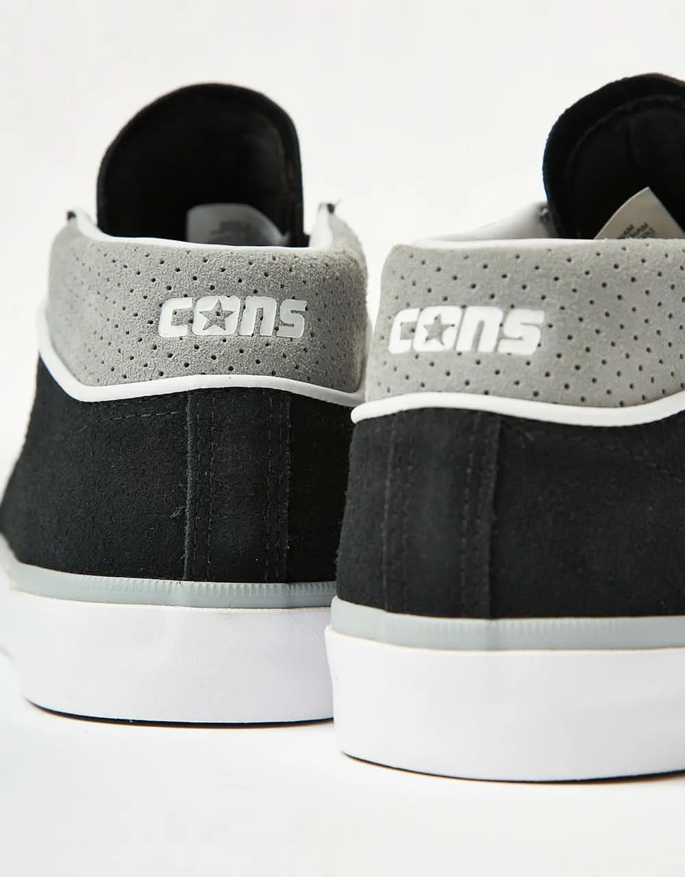 Converse Louie Lopez Pro Suede Skate Shoes - Black/Ash Stone/White