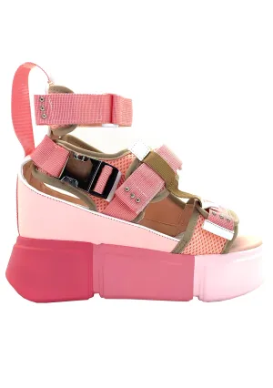 CRANBERRY 07 Bubblegum Crisis Pink Platform Sandals