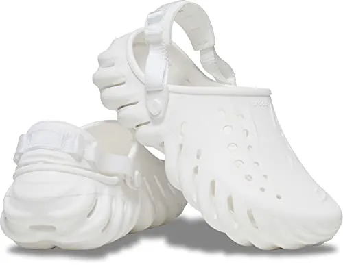 Crocs Unisex Adult White Echo Clog 207937-100-M9W11