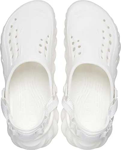 Crocs Unisex Adult White Echo Clog 207937-100-M9W11