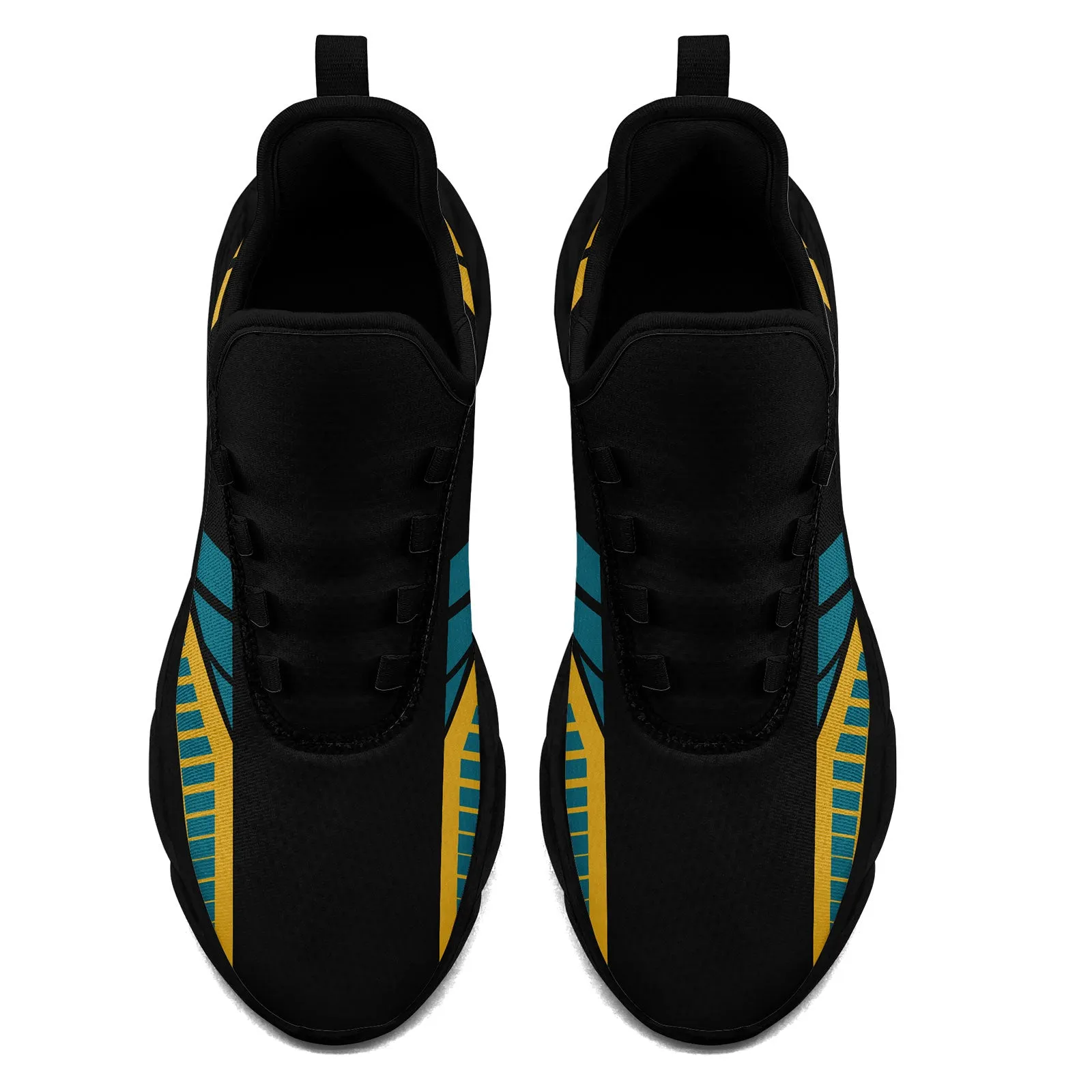 Custom Black Yellow Jacksonville Maxsoul Shoes Personalized Sneaker FN003-D020325-16