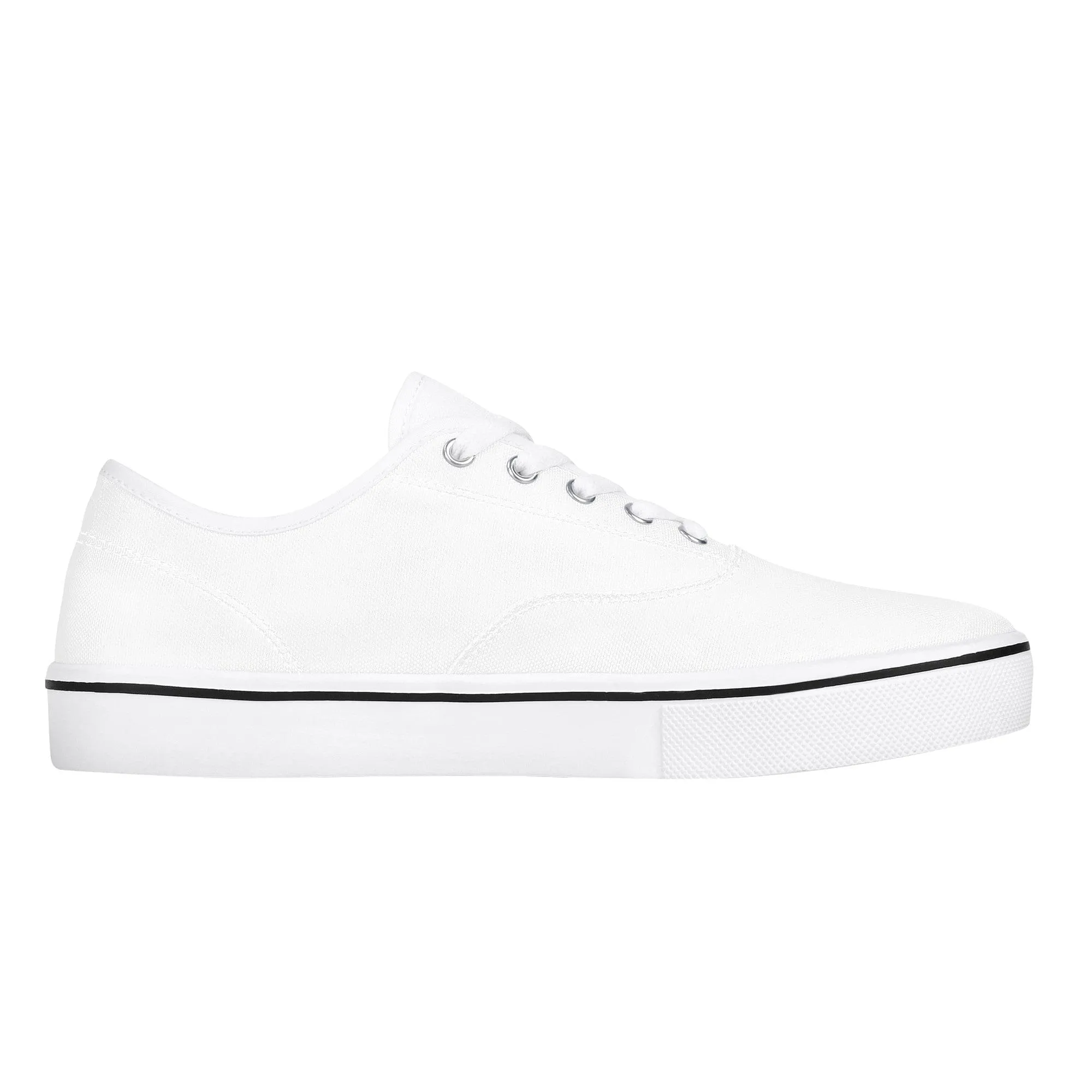 Custom Skate boarding Shoe - White D3