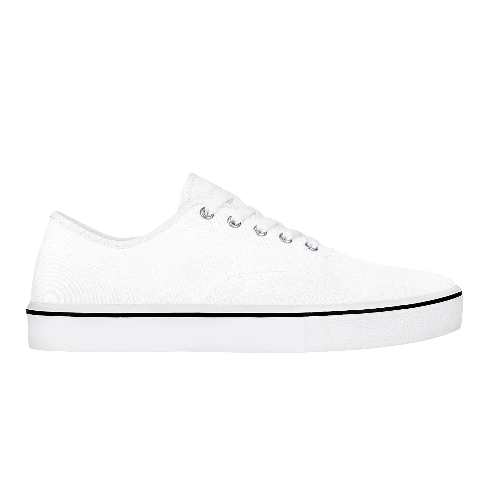 Custom Skate boarding Shoe - White D3