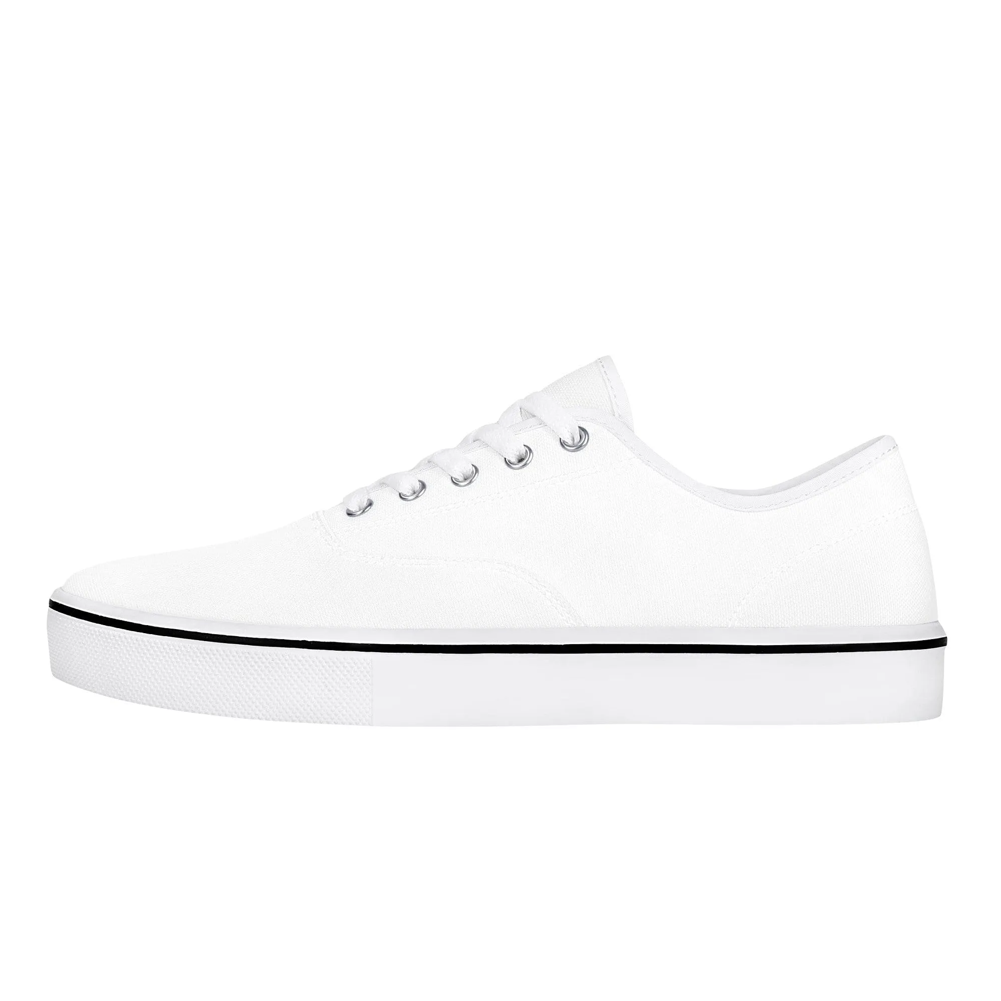 Custom Skate boarding Shoe - White D3