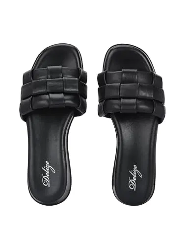 Delize Light Leather Black women lightweight, leather, clog sandals 2001-39