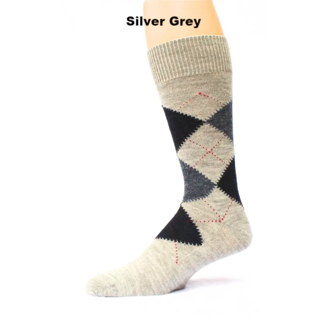 Elevate Your Foot Game: Luxurious Alpaca Argyle Socks (Golfers, Foot Golfers, Everyday Style)