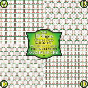 Elf Shoes ★ Pattern Vinyl | Faux Leather | Sublimation (TAT 3 BUS DAYS)