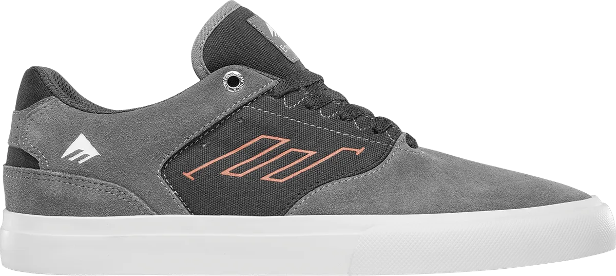 Emerica The Low Vulc Skate Shoe in Dark Grey