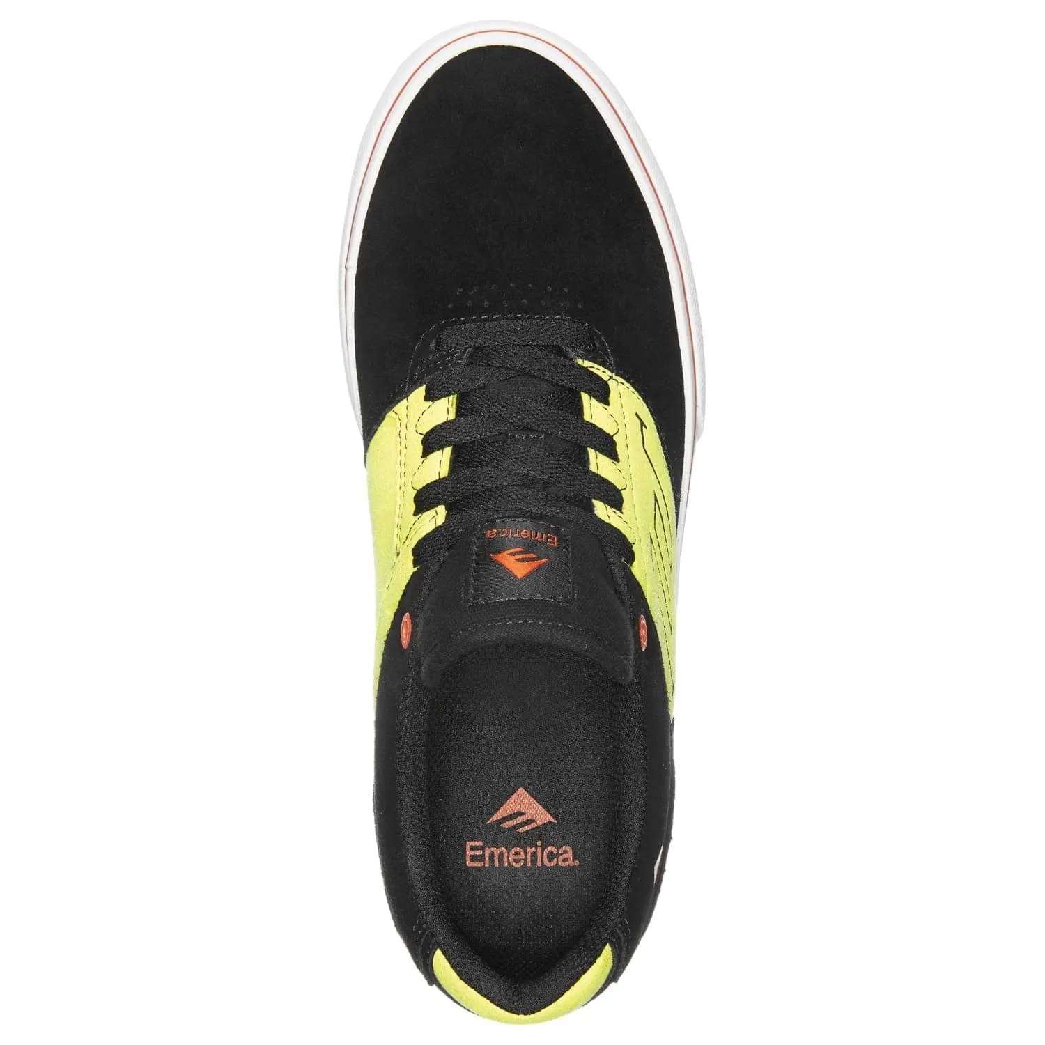 Emerica The Low Vulc Skate Shoes Black Green