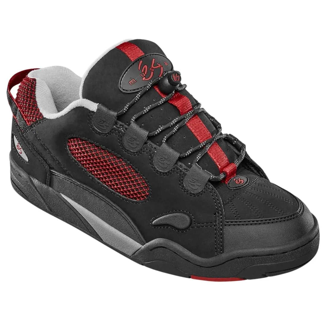 eS Muska Skate Shoes - Black/Red