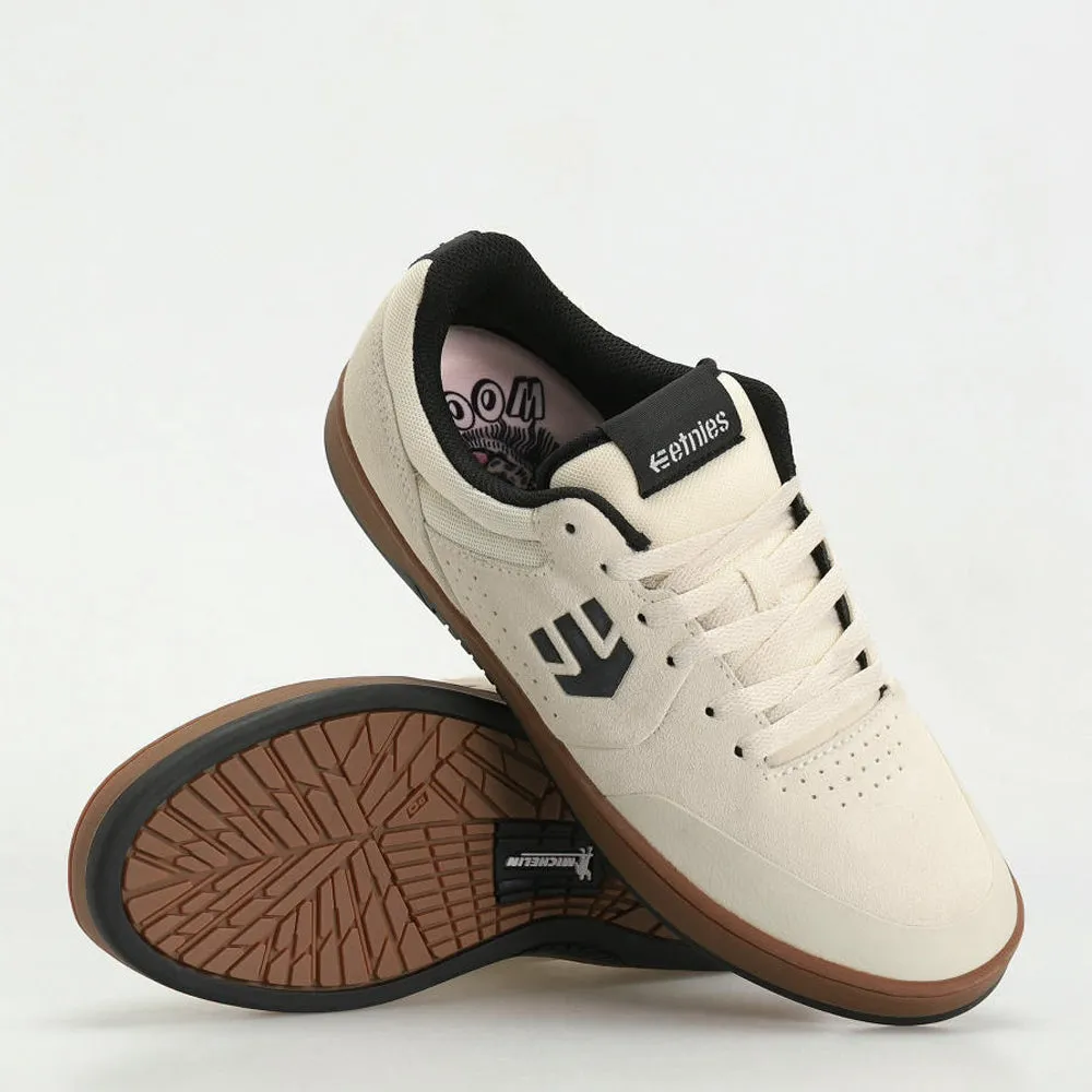 Etnies Marana Skate Shoes - White Gum Black